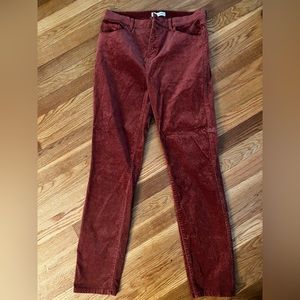 Size 10 Made and Loved Loft Burnt Orange Cotton Jeans